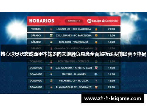 核心球员状态成西甲本轮走向关键胜负悬念全面解析深度前瞻赛季格局